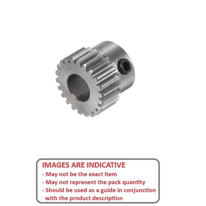 1122144 | G016B-20-M08-050-080-S3-G --- Spur Gears - 20 tooth - 16x8 mm - Stainless Steel 303 Quality Class ISO 7 - AGMA 10