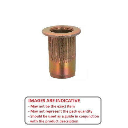 1059036 | IN-RIV-048F-057-R --- Rivet Nuts Inserts - 10-32 UNF -4.76mm- 7.54 - 3.30 - 5.72