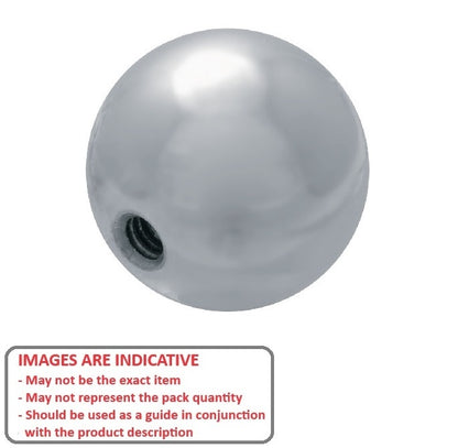1059330 | KF048F-020-TPAL --- Ball Knobs - 10-32 UNF -4.76mm- 19.84  - Aluminium