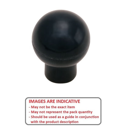 1055148 | KF042-017-TPHS --- Ball Knobs - 8-32 UNC -4.17mm- 16.89x6.4 mm - Phenolic
