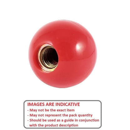 1059354 | KF048F-025-TPH-IN-R --- Ball Knobs - 10-32 UNF -4.76mm- 25.4 - - - Phenolic