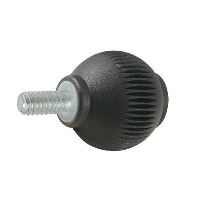 1072396 | KM064C-025-NGL (10 Pcs) --- Ball Knobs - 1/4-20 UNC -6.35mm- 24.89x30 mm - Steel