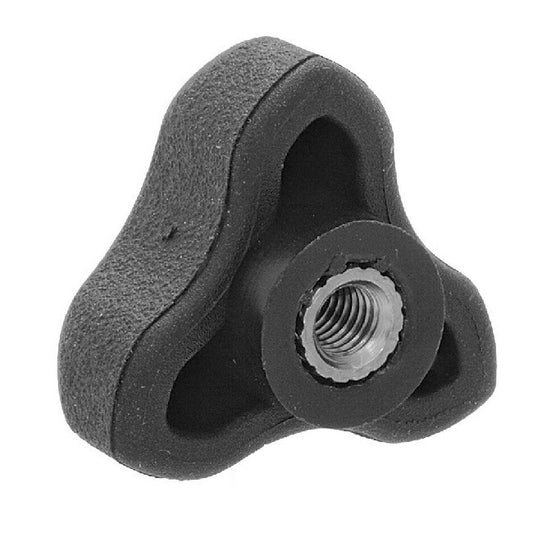 Lobe Knobs - 10-32 UNF -4.76mm- 29.97x14 mm - Zinc Plated Brass