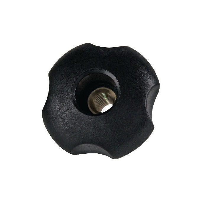 1059332 | KF048F-020-4L-P --- Lobe Knobs - 10-32 UNF - 4.76mm - 20.07x7.1 mm - Brass