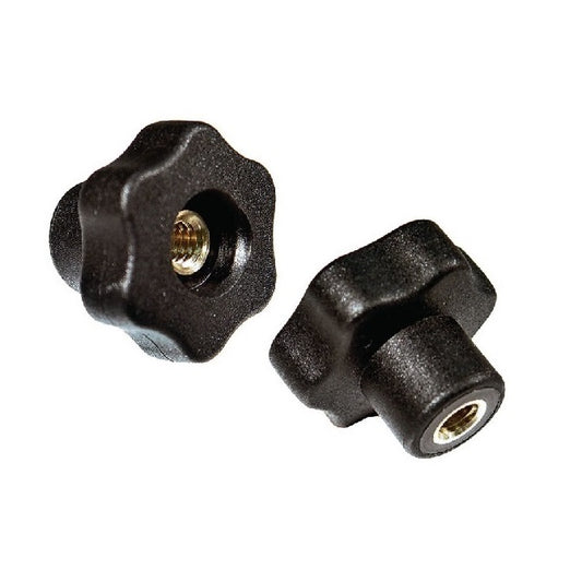 Lobe Knobs - M6 -6x1mm- 40x18 mm - Brass