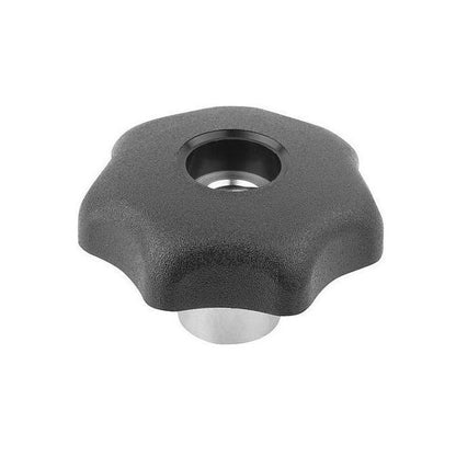 1062587 | KF050M-025-7LQA (10 Pcs) --- Lobe Knobs - M5 -5x0.8mm- 25 - - - Steel Hub