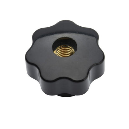 1226832 | KF120M-050-7L-P --- Lobe Knobs - M12 -12x1.75mm- 50x25 mm - Brass