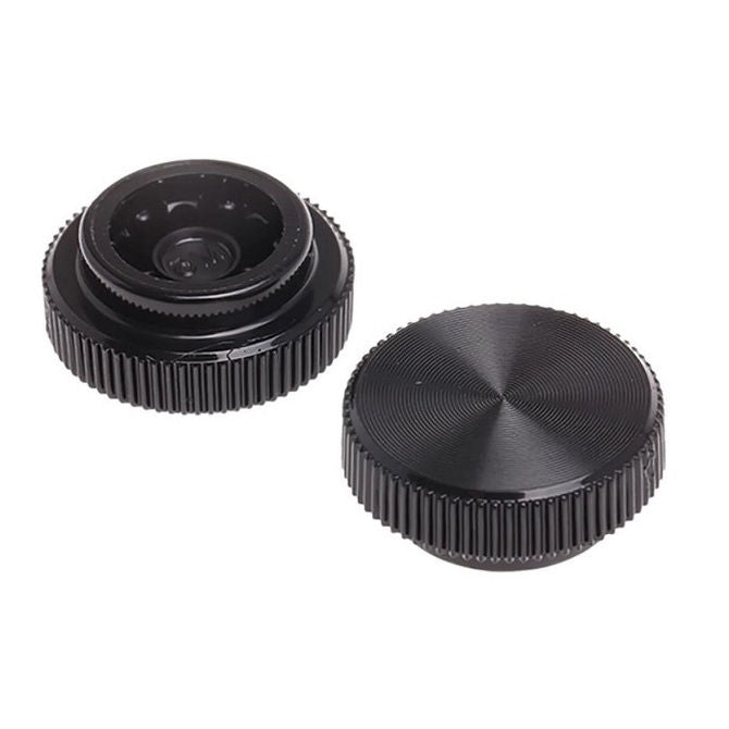 1043477 | KM029-008-KNU-B (10 Pcs) --- Thumb Knobs - 4-40, 4-56 -2.85mm- - Use Own Screw 7.94x4.4 mm - Plastic
