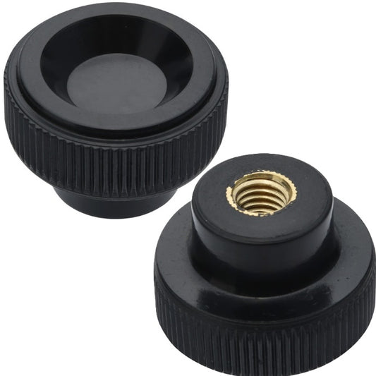 Disc Knobs - M5 -5x0.8mm- 20x9 mm - Brass