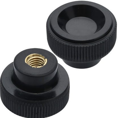 1226236 | KF050M-020-KND-PH --- Disc Knobs - M5 -5x0.8mm- 20x9 mm - Brass