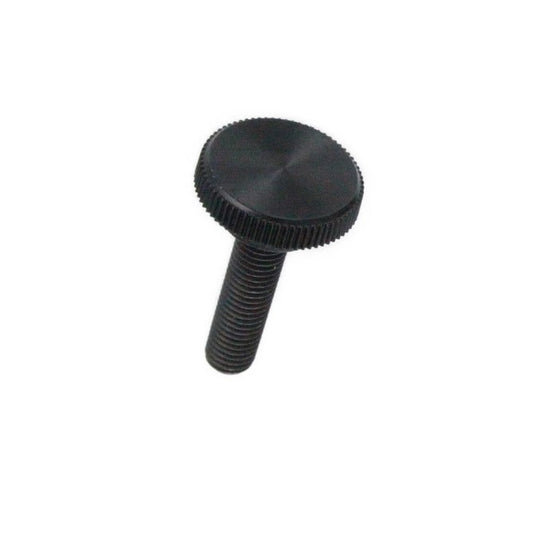 1049889 | KM035C-010-1270-KNU-B --- Thumb Knobs - 6-32 UNC -3.5mm- 9.53x12.7 mm - Plastic with Insert