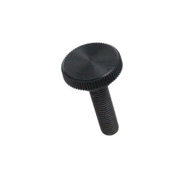 1043296 | KM029C-008-0635-KNU-B --- Thumb Knobs - 4-40 UNC -2.85mm- 7.94x6.4 mm - Plastic with Insert