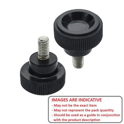 1226567 | KM080M-032-KND20-PH --- Disc Knobs - M8 -8x1.25mm- 32x20 mm - Steel