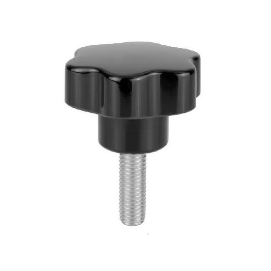 Lobe Knobs - 1/4-20 UNC -6.35mm- 32x31.8 mm - Plated Steel