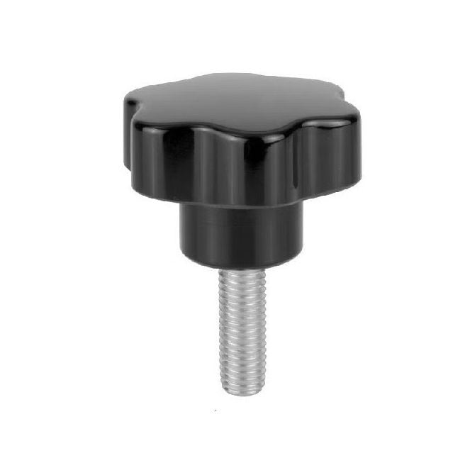 1036315 | KM000-129-6L34-ST --- Lobe Knobs - Solid 128.78x34 mm - Steel