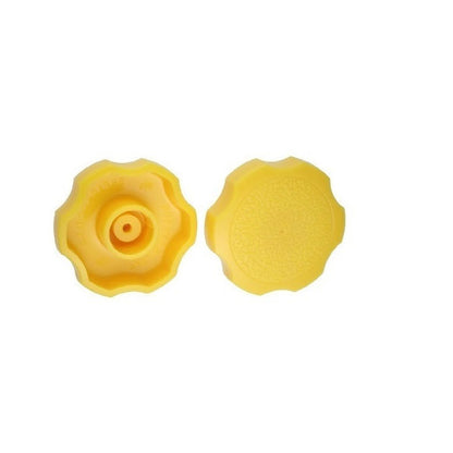 1092174 | KM100M-038-ROS-Y (10 Pcs) --- Thumb Knobs - M10 -10.00mm- - Use Own Screw 38x12.5 mm - Plastic