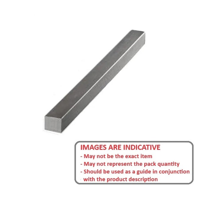 1037839 | 4R-0016-0300-KPU (5 Pcs) --- Square Keysteel Lengths - 1.588x1.588x300 mm - Carbon Steel 1045