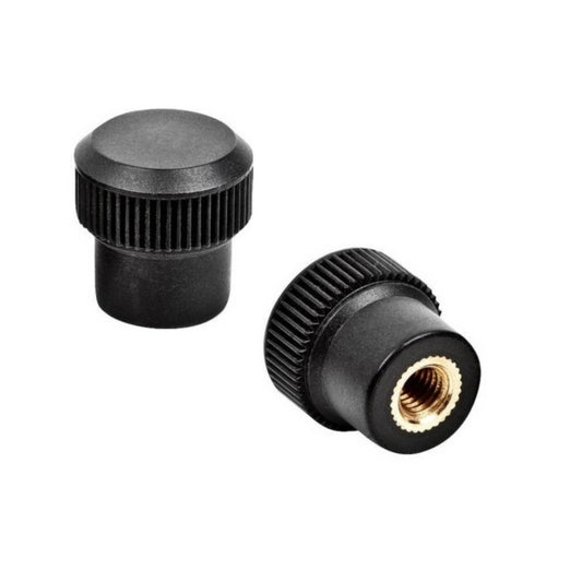 Thumb Knobs - M6 -6x1mm- 17x9 mm - Plastic