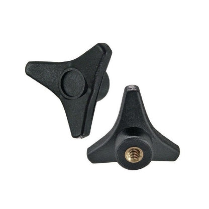 Tri Knobs - 1/4-20 UNC -6.35mm- 44.96  - Brass