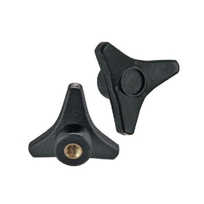 1059407 | KF048F-029-TRI-BHF --- Tri Knobs - 10-32 UNF -4.76mm- 28.58  - Brass