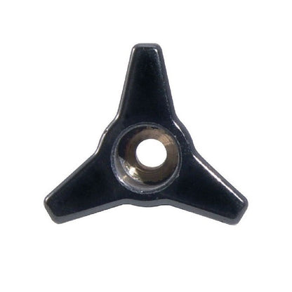 1077291 | KF079C-038-TRI-PF (100 Pcs) --- Tri Knobs - 5/16-18 UNC - 7.94mm - 38.1  - Brass