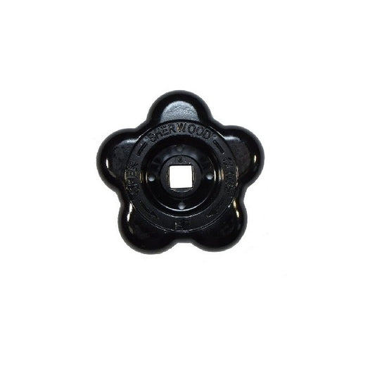 Valve and Hand Wheels Knobs - 6.5 Square Hole 50x18 mm - Plastic