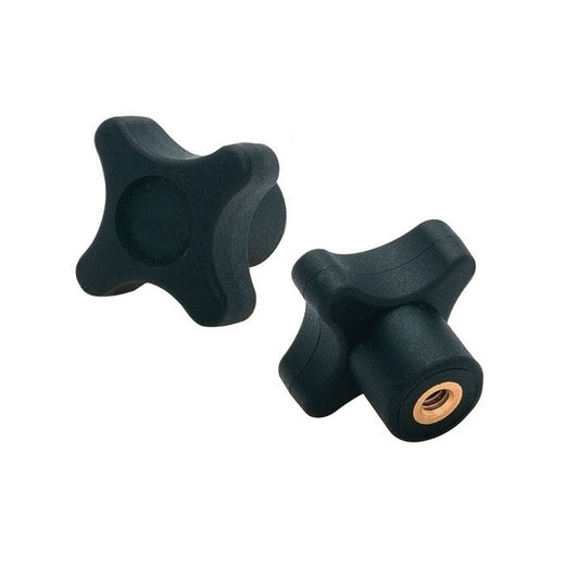 Cross Knobs - 1/4-20 UNC -6.35mm- 32x9.5 mm - Brass