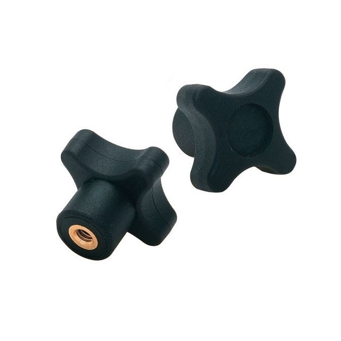 1057601 | KF048C-032-CS --- Cross Knobs - 10-24 UNC -4.76mm- 32x7.1 mm - Brass
