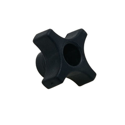 1072807 | KF064C-032-CH-TP --- Cross Knobs - 1/4-20 UNC -6.35mm- 32x9.5 mm - Brass
