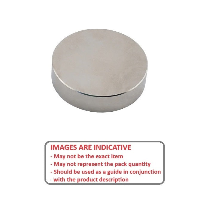 1086280 | MAG-D-09-002-N40 (5 Pcs) --- Rare Earth Magnets - 9.52x2.54 mm - Neodymium 40 - Neodymium 40