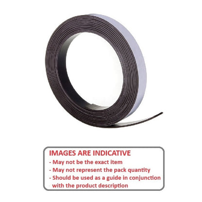 1037691 | MAG-ST-15-013-0304-RVA (5 Pcs) --- Rubber and Vinyl Magnets - 1.52x12.7x304 mm