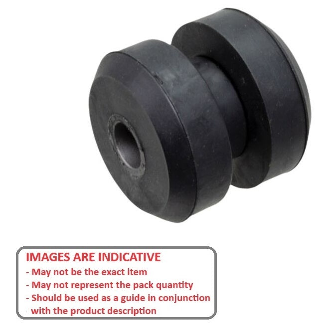 1153171 | MB2-0010-041 --- Bonded Mounts - 40.8 Kg - 9.9x33.3 mm - Rubber