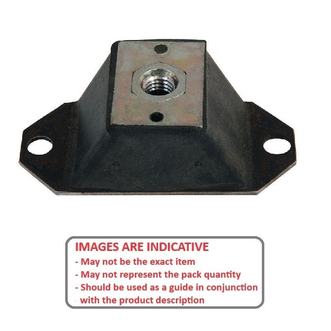 1191119 | MCOM-0118-102 --- Compression Mounts - 117.934 Kg - 101.6x111.125 mm - Neoprene Rubber