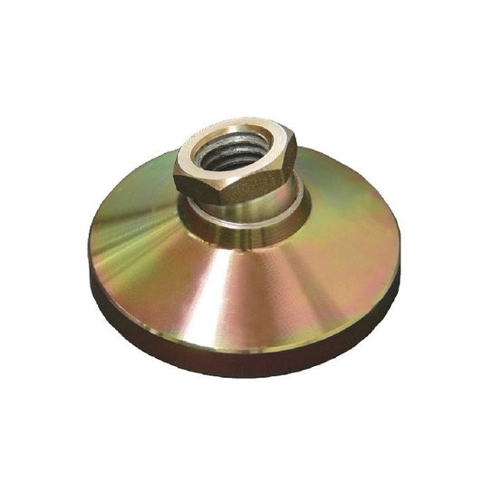 Levelling Socket Mounts - M6 -6x1mm- 19.1x13.5 mm - Gold Chromate