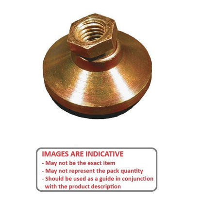 1056379 | MSF-048F-CGCRP --- Levelling Socket Mounts - 10-32 UNF -4.76mm- 19.1x13.5 mm - Steel