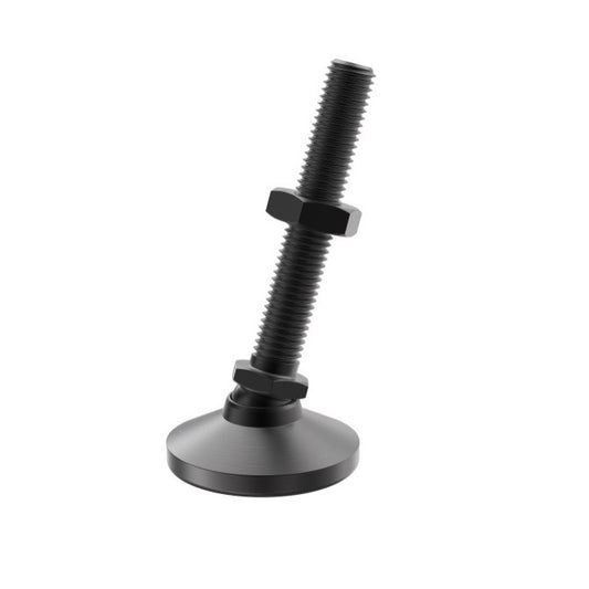 Levelling Studded Mounts - 10-32 UNF -4.76mm- 19.1x13.5 mm - Steel