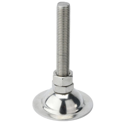 Levelling Studded Mounts - M10 -10x1.5mm- 38x19.5 mm - Steel - Zinc