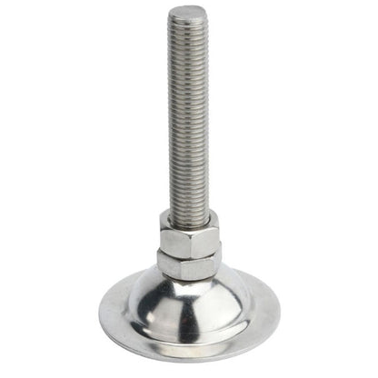 1092176 | MLM-100M-100-S4-ECO --- Levelling Studded Mounts - M10 -10x1.5mm- 38x19.5 mm - Stainless Steel 304 Similar to A2, 18-8 HRB80