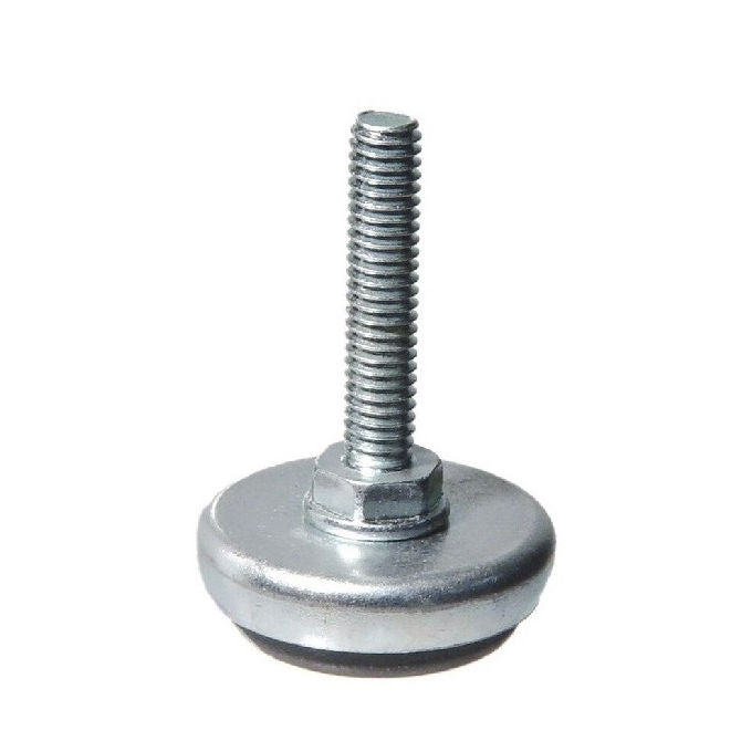 1072947 | MLM-064C-038-C-LDRP --- Levelling Studded Mounts - 1/4-20 UNC -6.35mm- 38.1x12.7 mm - Zinc Plated Steel