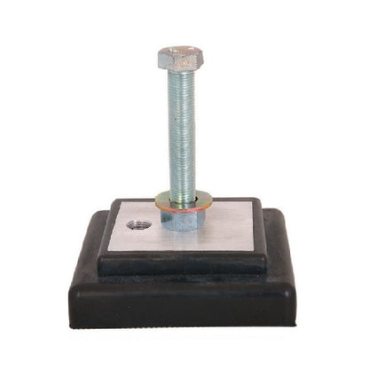 1199606 | MLM-4540-152-MC (4 Pcs) --- Levelling Studded Machine Mounts - 152.40 x 152.40 30.2 mm - 80  - Aluminium - Steel - Elastomer Duro 80
