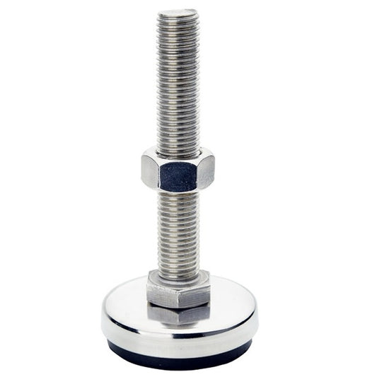 Levelling Studded Mounts - M8 -8x1.25mm- 40x22.5 mm - Stainless Steel 304 Similar to A2, 18-8 HRB80