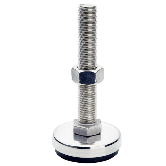 1082018 | MLM-080M-060-S4RP-I --- Levelling Studded Mounts - M8 -8x1.25mm- 40x22.5 mm - Stainless Steel 304 Similar to A2, 18-8 HRB80