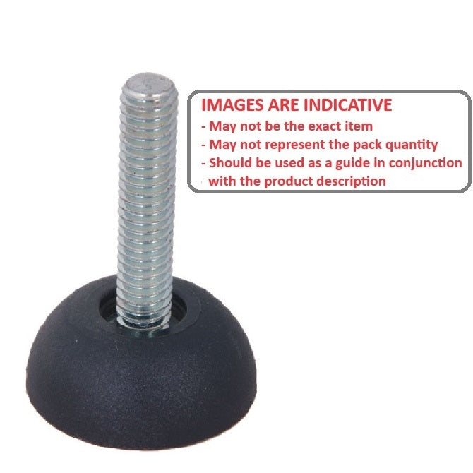1078297 | MLM-079C-038-TP-040 --- Levelling Studded Mounts - 5/16-18 UNC -7.94mm- 39.9x13 mm - Steel