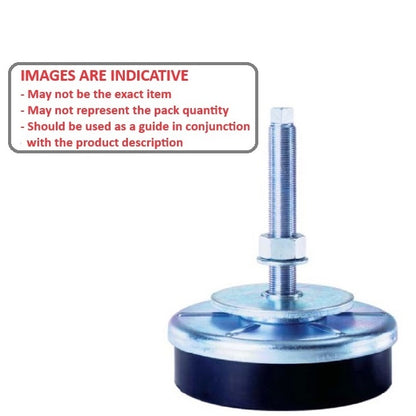 1217952 | MMI-0499-M --- Machinery Industrial Mounts - 498.9 Kg - 80.01x38.1 mm - Rubber and Steel