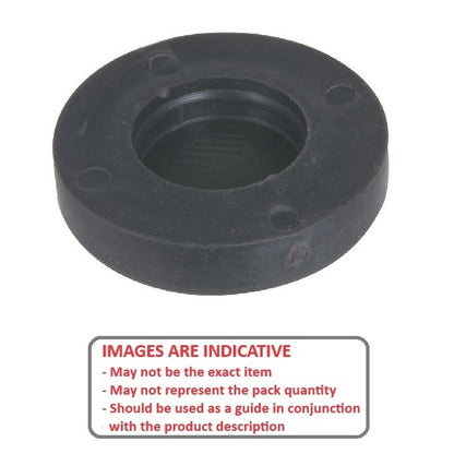 1177274 | MLP-0080-CR-P --- Levelling Cover Pads Mounts - 80 mm - 2 - - - Neoprene Rubber