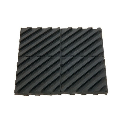 Neoprene Pads Mounts - 101.60 x 101.60 mm 1.0 - 25.0 psi 7.938 mm - Neoprene Rubber