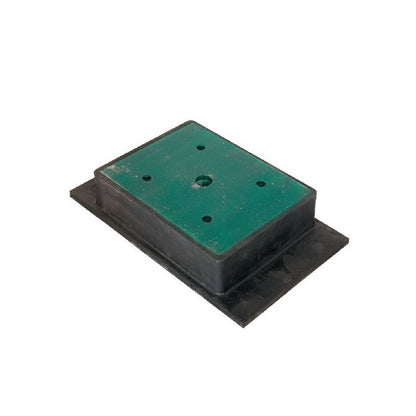 Rectangular 4 Bolt Mounts - 6803.9 Kg - 263.53x180.98 mm - Steel and Neoprene