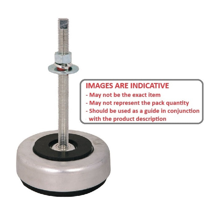 1219239 | MVI-0680-PC --- Vibration Isolation Pads Mounts - 680.4 Kg - 453.6 Kg - 88.9  - Steel and Neoprene