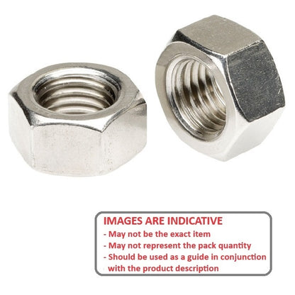 1060065 | NT050M-HX-AL (10 Pcs) --- Hexagonal Nuts - M5 -5x0.8mm- 4x8 mm - Aluminium