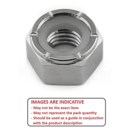 1040796 | NT022C-NI-AL (10 Pcs) --- Hexagonal Nuts - 2-56 UNC -2.18mm- - 3.97 mm - Aluminium